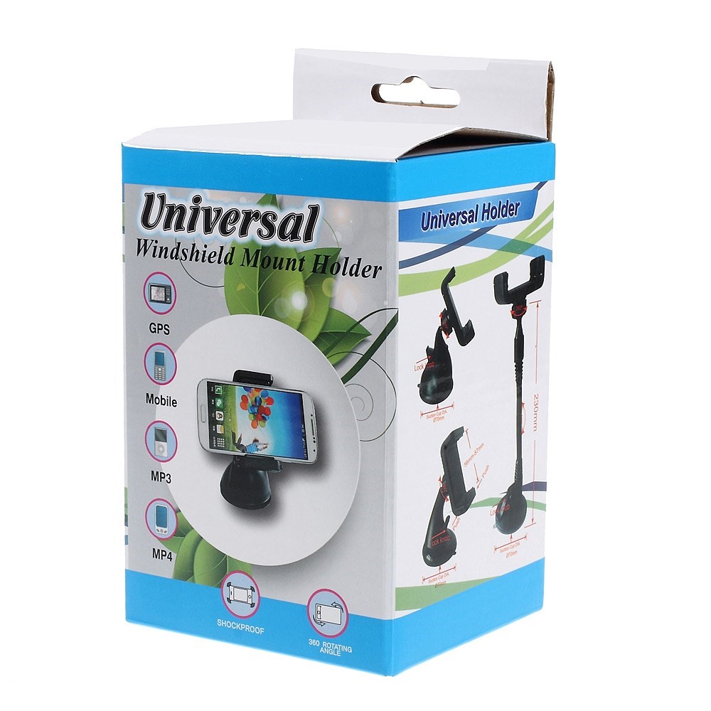 120mm Swivel Clip Snake Neck Car Mount Suction Holder for iPhone 5 4 Samsung S5 GPS PDA-13