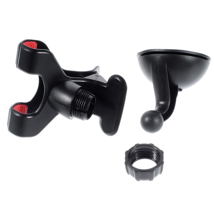 110mm 360 Degree Rotation Clip Suction Cup Car Mount Holder for iPhone 5 4 Samsung S5 S4 etc-6