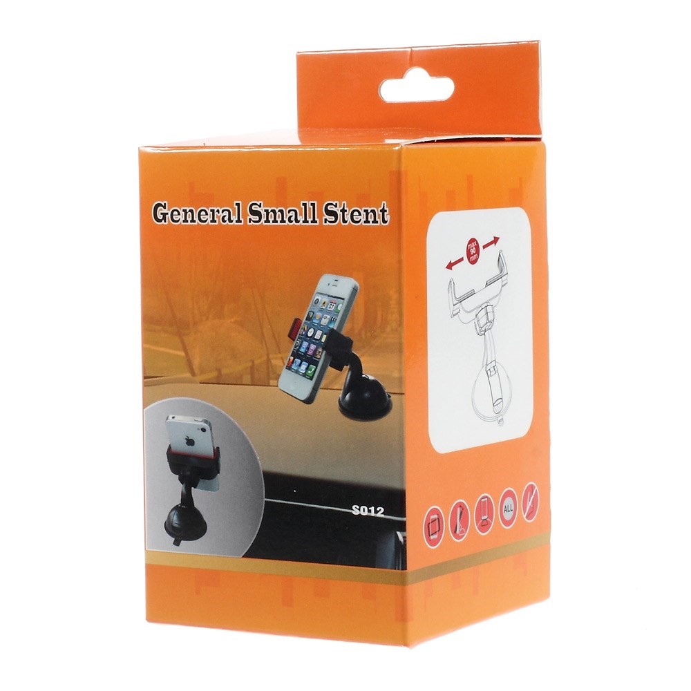 Simple Swivel Suction Cup Car Mount Holder for iPhone 4 4S 5 Samsung Sony LG, Width: 52-90mm-6
