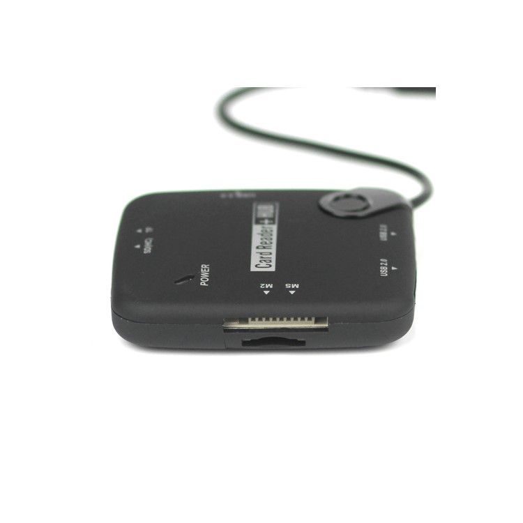 Micro USB OTG Memory Card Reader + Hub for Samsung Galaxy i9500 i9220 i9100 Moto Xoom Nokia C7-3