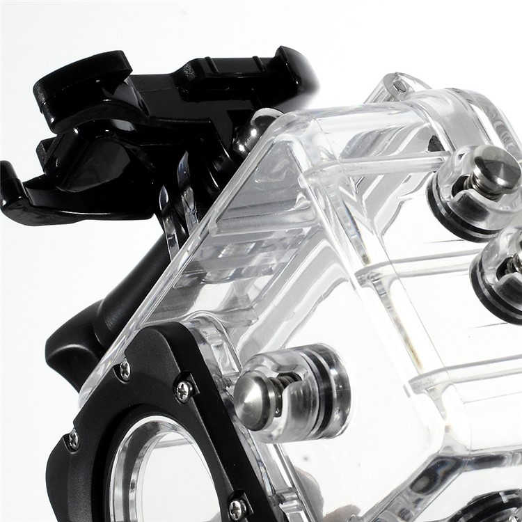 Underwater Waterproof Protective Housing Case w/ Mount Base for SJ4000 Camera-5