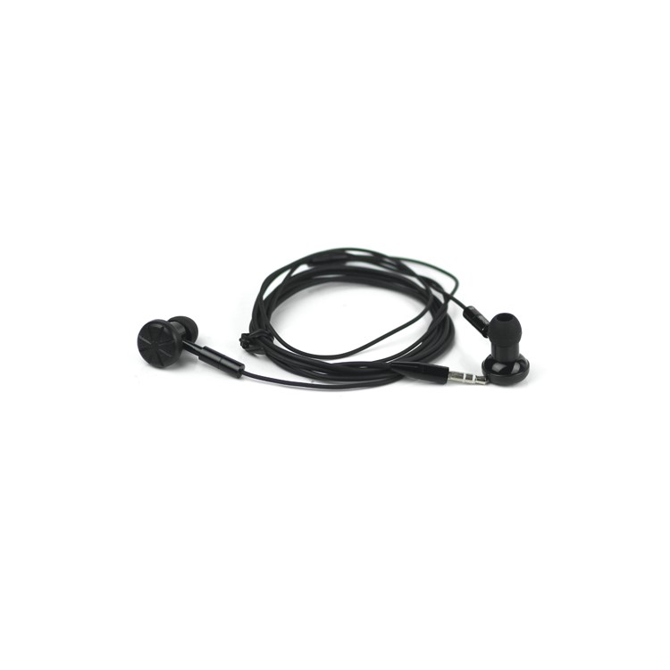 Plated Double Sided Stereo Headphone Headset for Mobile Phones/MP3/MP4 and etc - Black-2