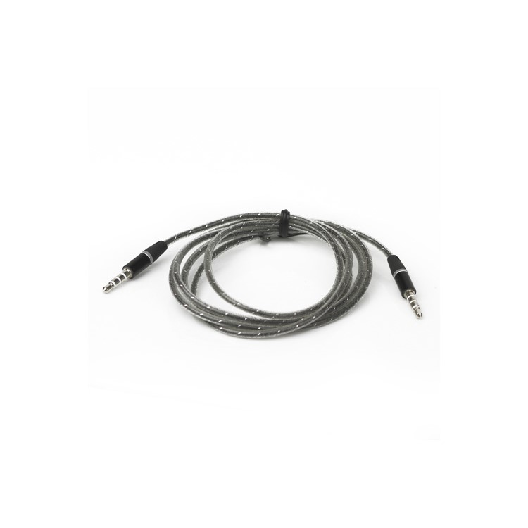3.5mm Male to Male Stereo Audio Extension Cable, Length: 115cm - Black-1