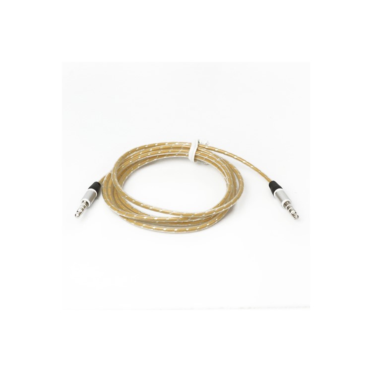 3.5mm Male to Male Stereo Audio Cable, Length: 115cm - Yellow-1