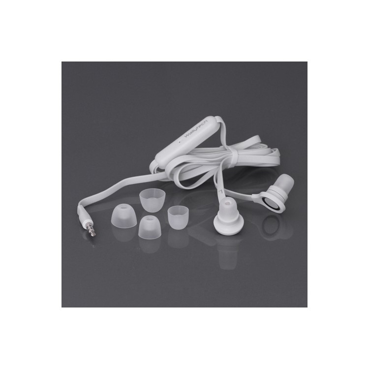 3.5MM Stereo Plug In-Ear Earphone Headphone Headset with Mic ControlTalk for HTC Samsung Series-White-2