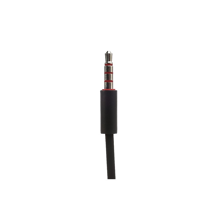 Flat In-Ear Earphone Headset 3.5MM Plug for HTC One M7 801e (OEM) - Red / Black-4