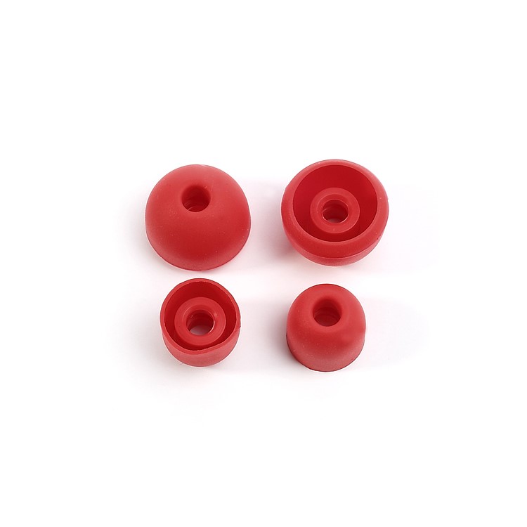 Flat In-Ear Earphone Headset 3.5MM Plug for HTC One M7 801e (OEM) - Red / Black-7