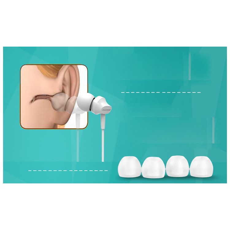 Remax RM-501 Streo 3.5mm In-ear Earbud Earphone with Mic for iPhone-3