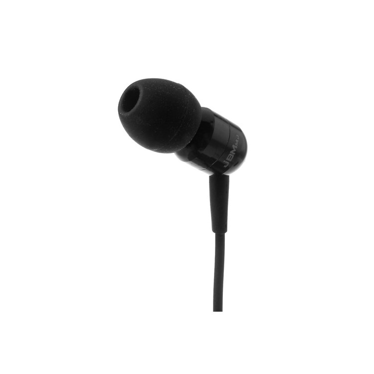 Black JBMMJ-A8 3.5mm Noise Elimination In-ear Headphone w/ Mic for iPhone Samsung HTC LG MP3 MP4 etc-2