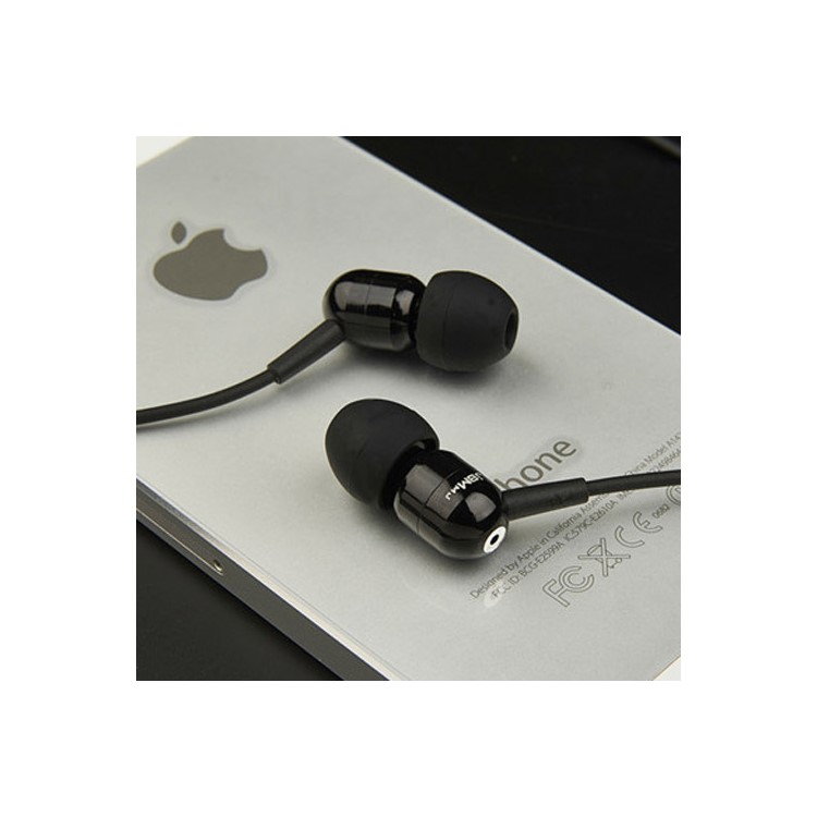 Black JBMMJ-A8 3.5mm Noise Elimination In-ear Headphone w/ Mic for iPhone Samsung HTC LG MP3 MP4 etc-8
