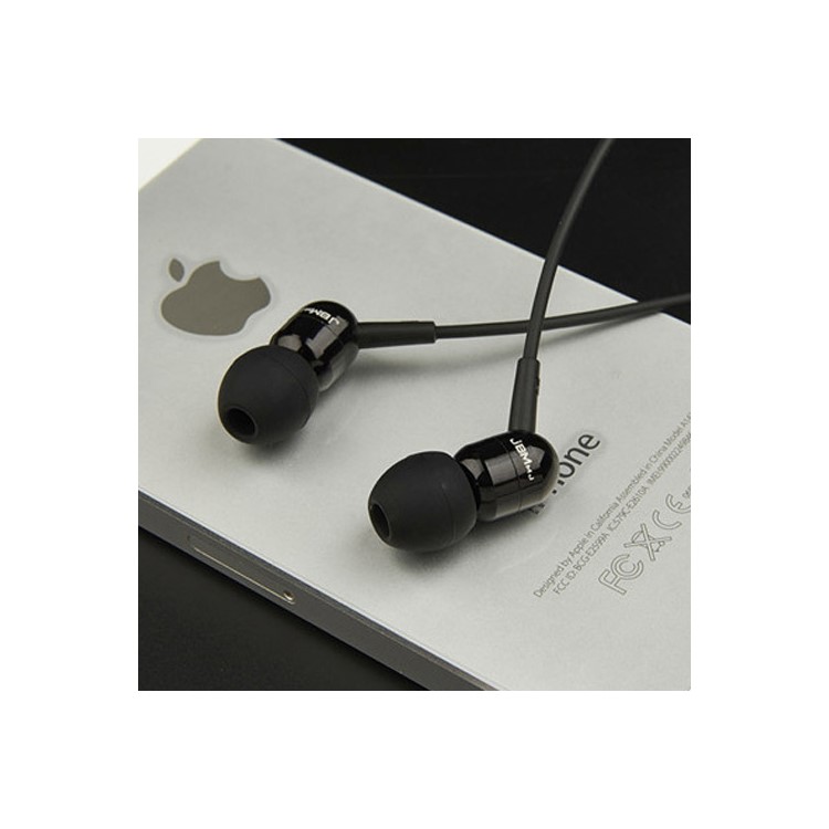 Black JBMMJ-A8 3.5mm Noise Elimination In-ear Headphone w/ Mic for iPhone Samsung HTC LG MP3 MP4 etc-9