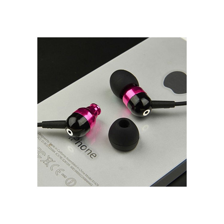 Rose JBMMJ-A8 3.5mm Noise Elimination In-ear Headphone w/ Mic for iPhone Samsung HTC LG MP3 MP4 etc-6