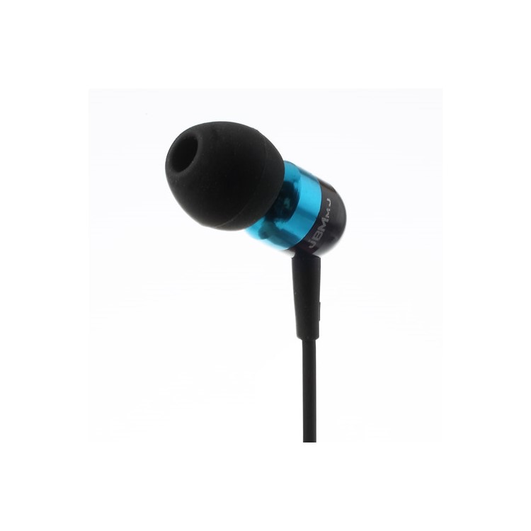 Blue JBMMJ-A8 3.5mm Noise Elimination In-ear Earphone w/ Mic for iPhone Samsung HTC LG MP3 MP4 etc-2