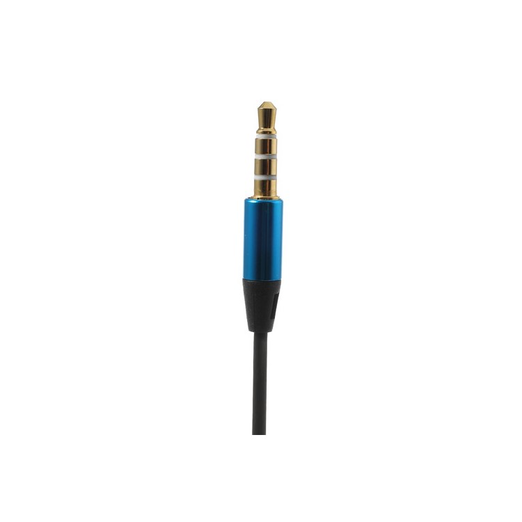 Blue JBMMJ-A8 3.5mm Noise Elimination In-ear Earphone w/ Mic for iPhone Samsung HTC LG MP3 MP4 etc-4