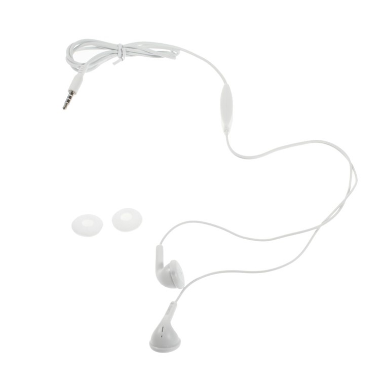 Langston Q1 3.5mm Stereo Earphone Headset w/ Mic for iPhone iPad Samsung HTC - White-5