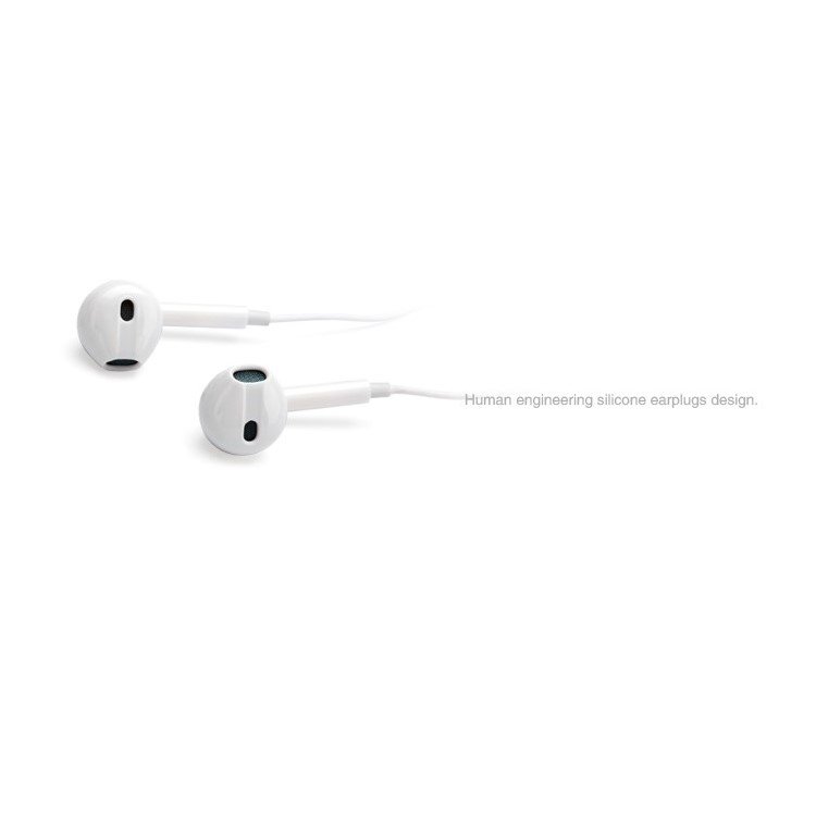 Pisen G203 3.5mm Jack HIFI Stereo Earphone with Mic for Samsung Series-3