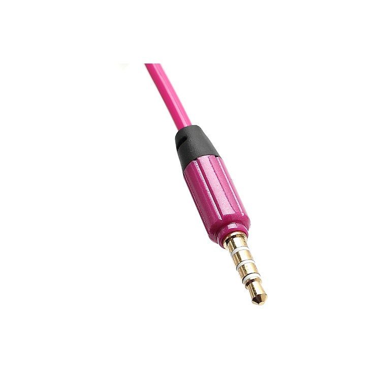 3.5mm Male to 3.5mm Male Stereo Aux Audio Coiled Cord Cable for iPhone iPod MP4 - Rose-2
