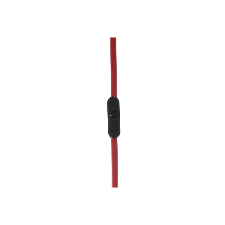 Red 3.5mm Male to Male 1.2m Flat Auxiliary Cables w/ Mic, Supports iPhone, iPad, Samsung, HTC etc-2