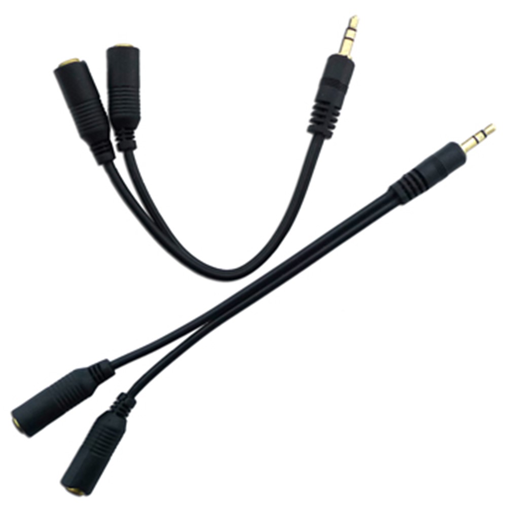 Brand New 3.5mm Male to 2 Female Audio Splitter Adapter Cable-2