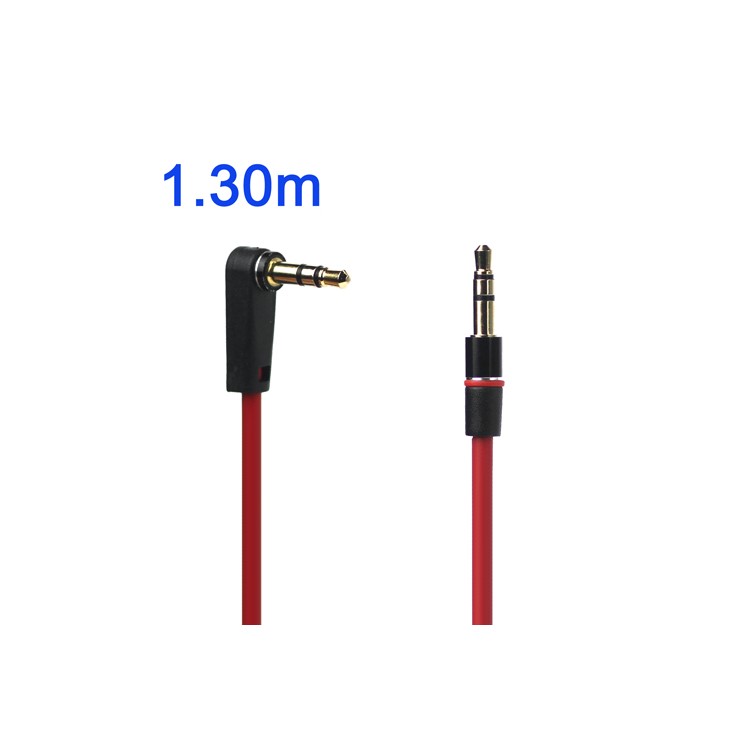 3.5mm Male to Male Stereo Audio Aux Extension Cable - Right-angle Head-1