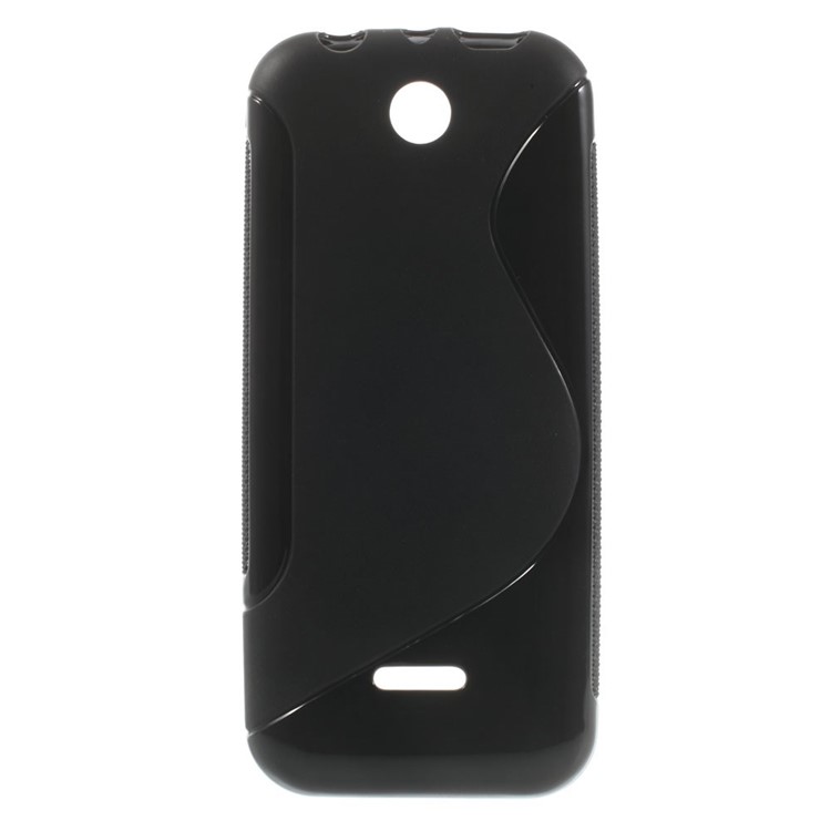 S Line Curve TPU Case Cover for Nokia 225 / 225 Dual SIM - Black-1