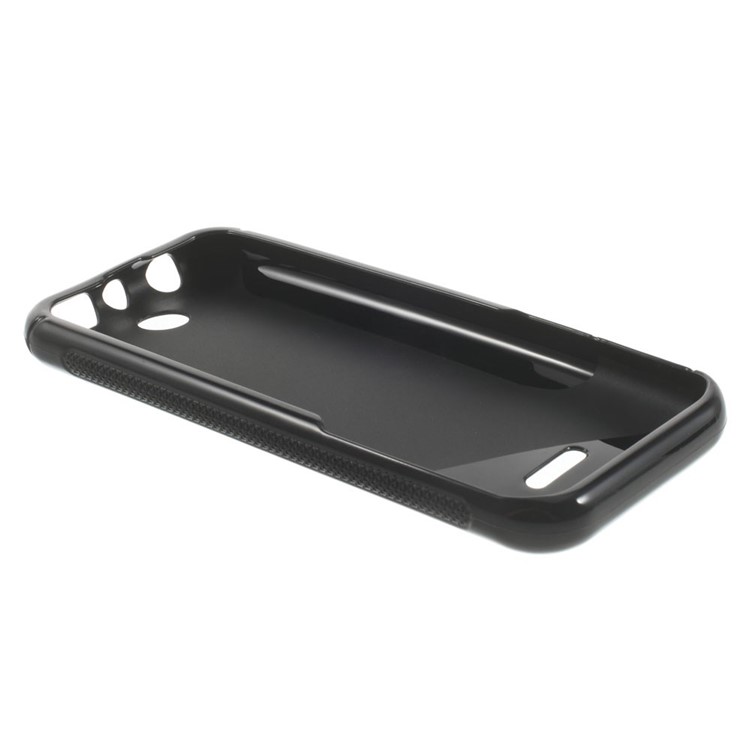 S Line Curve TPU Case Cover for Nokia 225 / 225 Dual SIM - Black-3