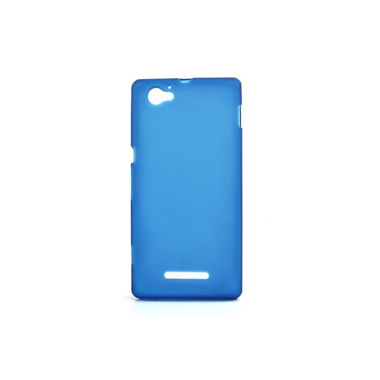 Dark Blue Double-side Matte TPU Cover for Sony Xperia M C1905 C1904 C2004 C2005-1