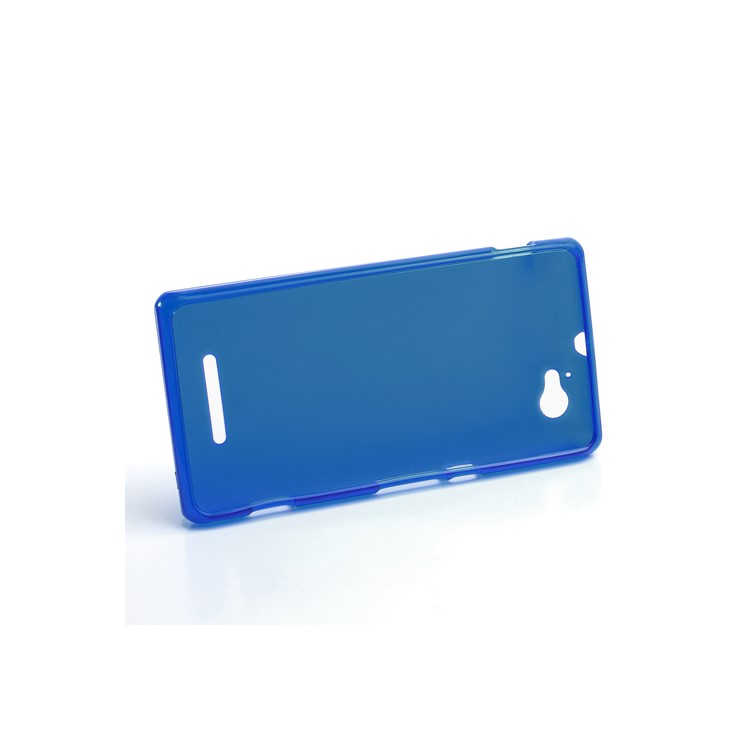 Dark Blue Double-side Matte TPU Cover for Sony Xperia M C1905 C1904 C2004 C2005-2