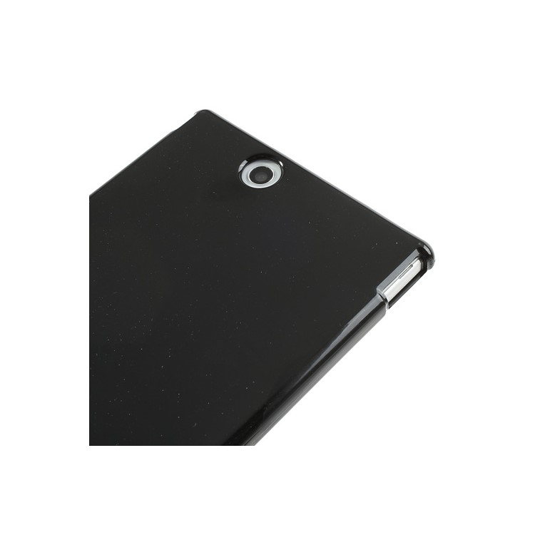 Mercury Glittery Powder TPU Gel Jelly Case for Sony Xperia Z Ultra C6806 C6802 C6833 - Black-3