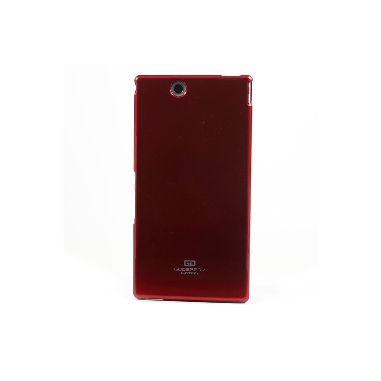 Mercury Glittery Powder TPU Gel Case for Sony Xperia Z Ultra C6806 C6802 C6833 - Red-2