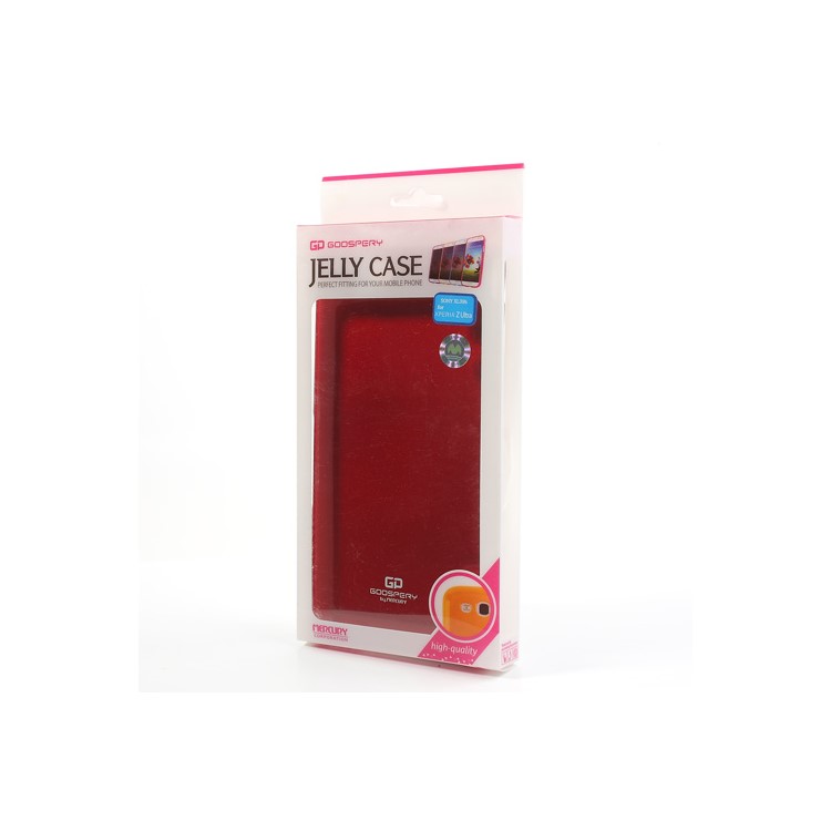 Mercury Glittery Powder TPU Gel Case for Sony Xperia Z Ultra C6806 C6802 C6833 - Red-7