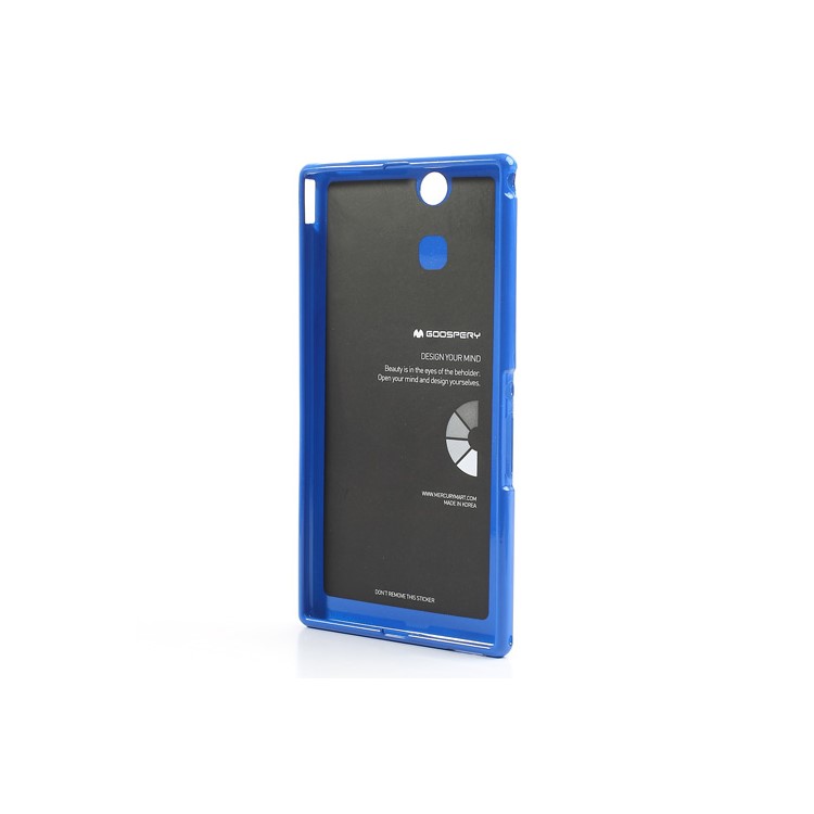 Mercury Shimmering Powder Soft TPU Case for Sony Xperia Z Ultra C6806 C6802 C6833 - Dark Blue-6