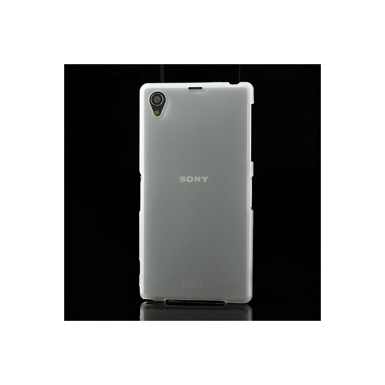 Double-sided Matte TPU Case for Sony Xperia Z1 Honami C6903 C6906 C6902 C6943 L39h - Transparent-2
