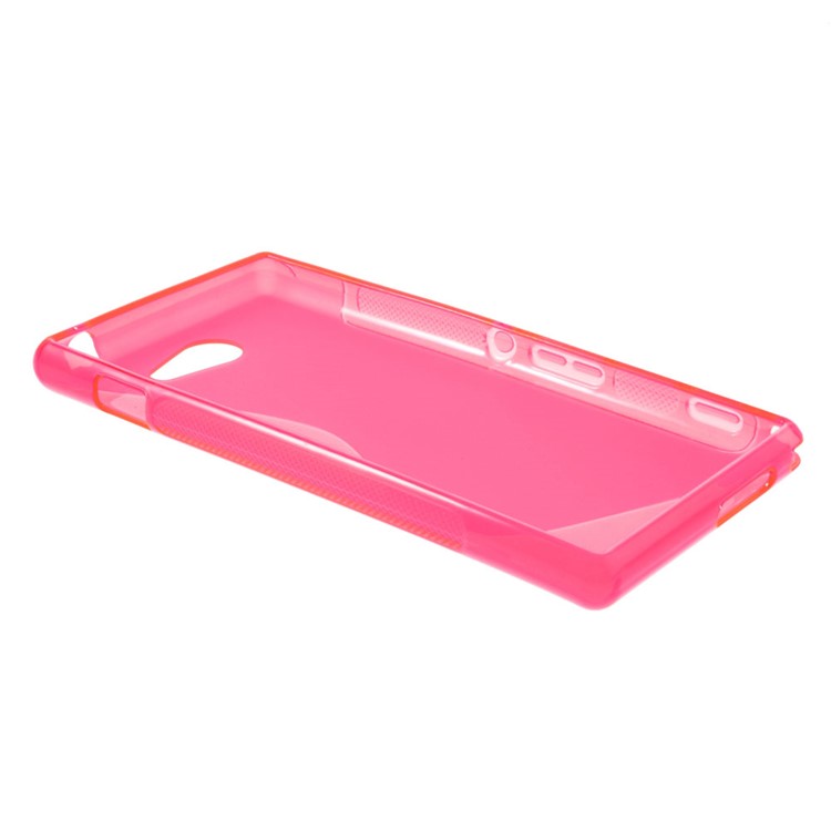 Rose S Shape Gel TPU Cover for Sony Xperia M2 D2303 / M2 Dual D2302-3