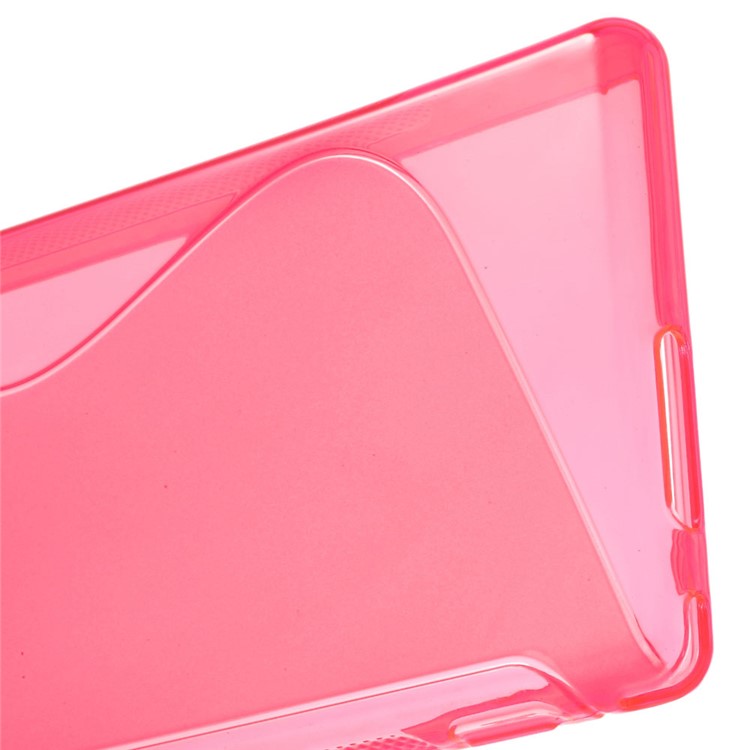 Rose S Shape Gel TPU Cover for Sony Xperia M2 D2303 / M2 Dual D2302-4