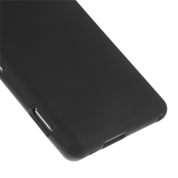 Black Double-sided Frosted TPU Skin Case for Sony Xperia M2 D2303 / M2 Dual D2302-5
