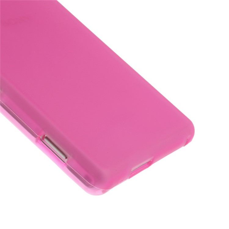 Rose Double-sided Frosted Flex TPU Case for Sony Xperia M2 D2303 / M2 Dual D2302-5