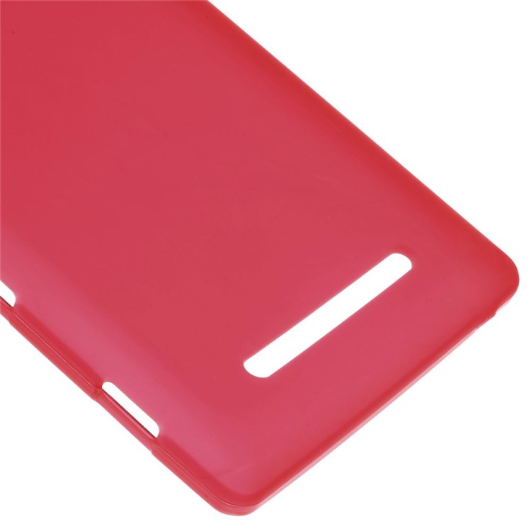 Matte Soft TPU Skin Cover for Sony Xperia C3 D2533 / C3 Dual D2502 - Red-5