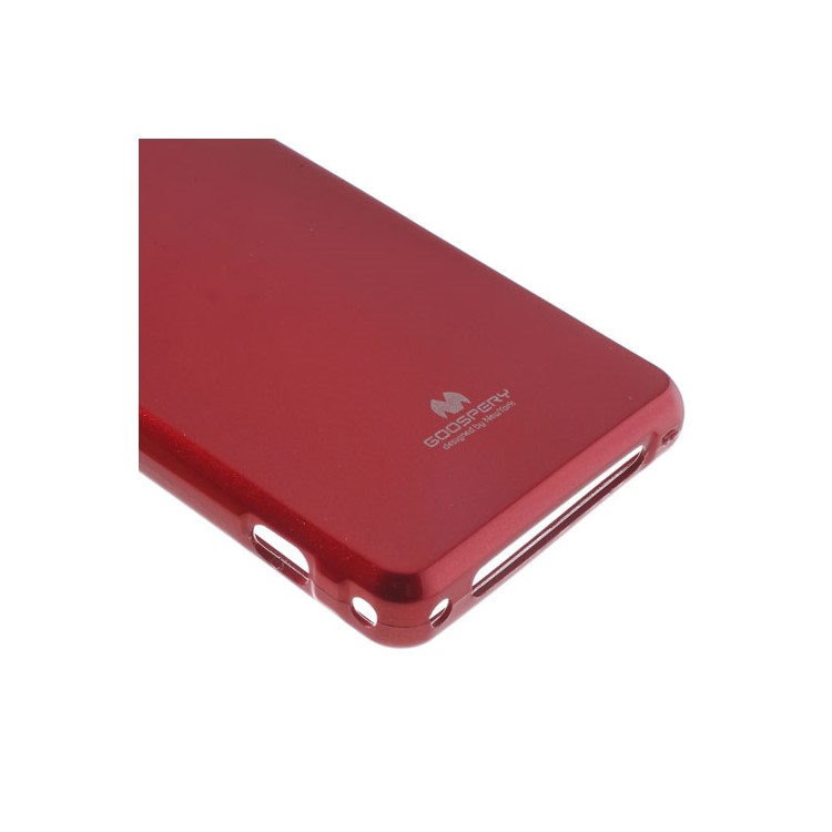 Mercury for Sony Xperia Z1 Compact D5503 Glittery Powder TPU Skin Cover - Red-5