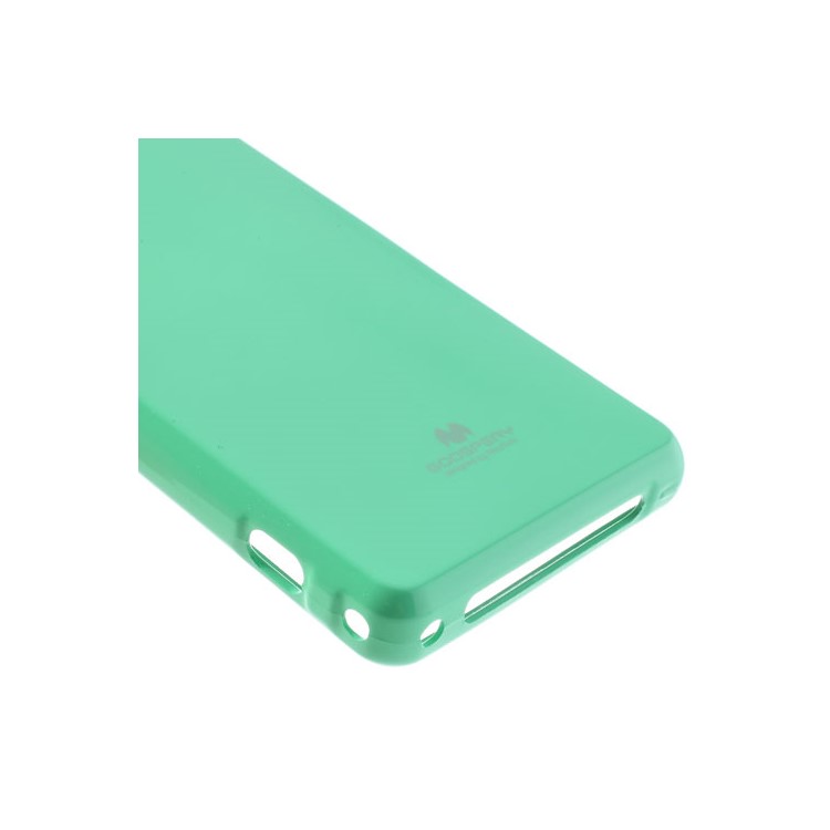 Mercury Glittery Powder TPU Back Case for Sony Xperia Z1 Compact D5503 - Cyan-5