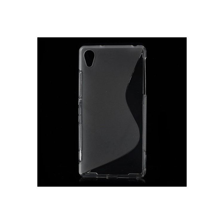 S Shape Protective TPU Case for Sony Xperia Z2 D6502 D6503 D6543 - Transparent-1