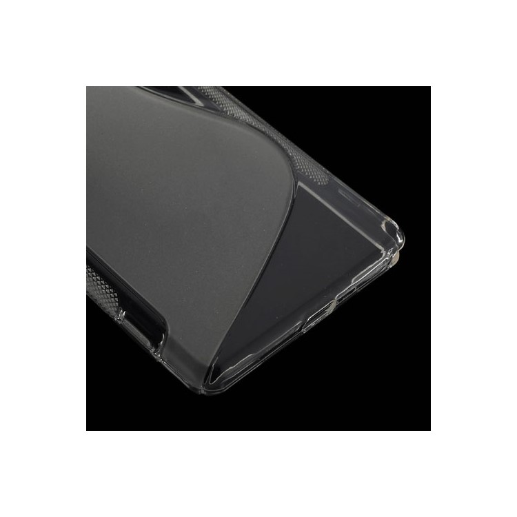 S Shape Protective TPU Case for Sony Xperia Z2 D6502 D6503 D6543 - Transparent-5