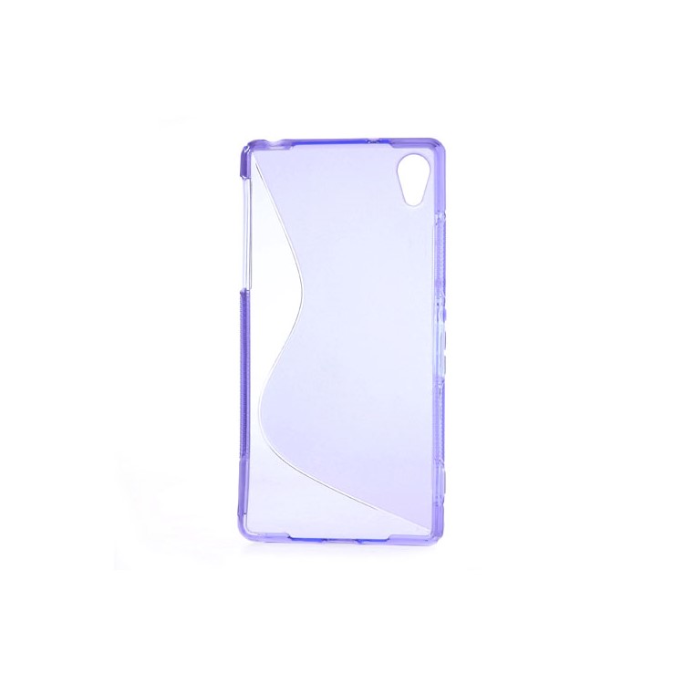 S-Curve TPU Protective Case for Sony Xperia Z2 D6502 D6503 D6543 - Purple-2