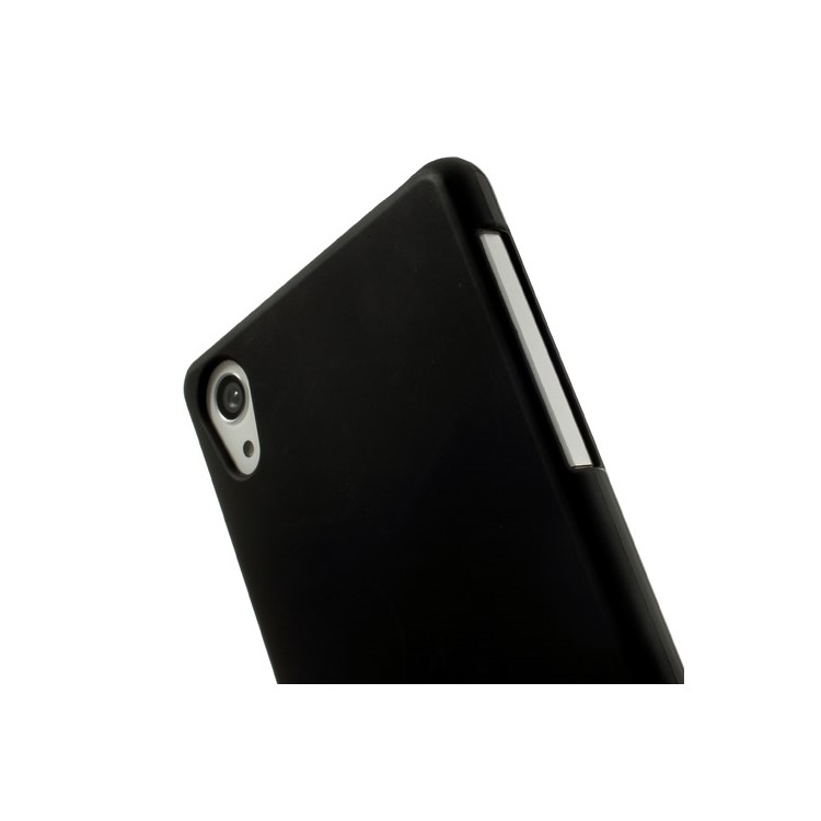 Black Frosted TPU Case for Sony Xperia Z2 D6502 D6503 D6543-5