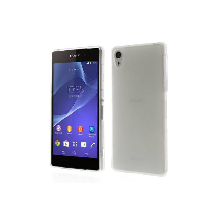 Transparent Frosted TPU Case for Sony Xperia Z2 D6502 D6503 D6543-1