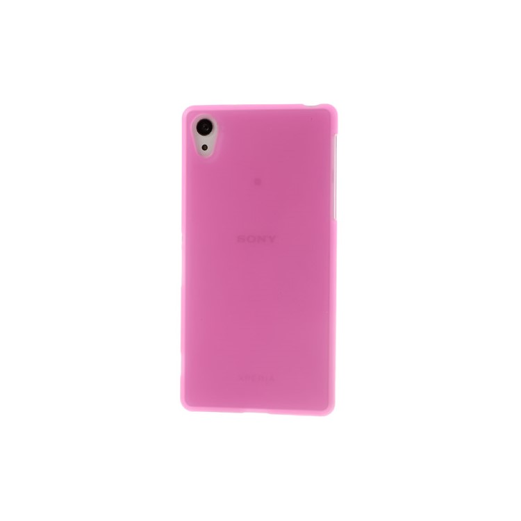 Rose Frosted TPU Skin Cover for Sony Xperia Z2 D6502 D6503 D6543-2