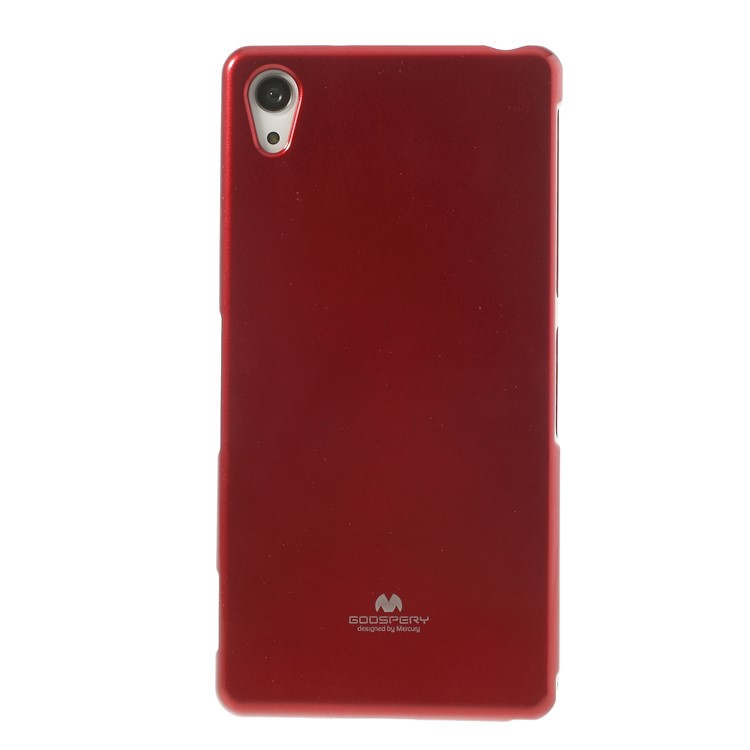 Red Mercury Goospery Pearl Powder TPU Jelly Case for Sony Xperia Z2 D6502 D6503 D6543-2