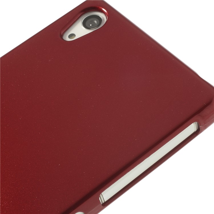 Red Mercury Goospery Pearl Powder TPU Jelly Case for Sony Xperia Z2 D6502 D6503 D6543-3