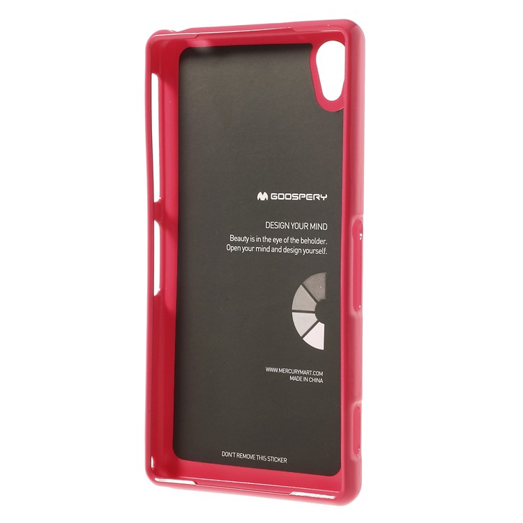 Rose Mercury Goospery Pearl Powder TPU Jelly Case for Sony Xperia Z2 D6502 D6503 D6543-5