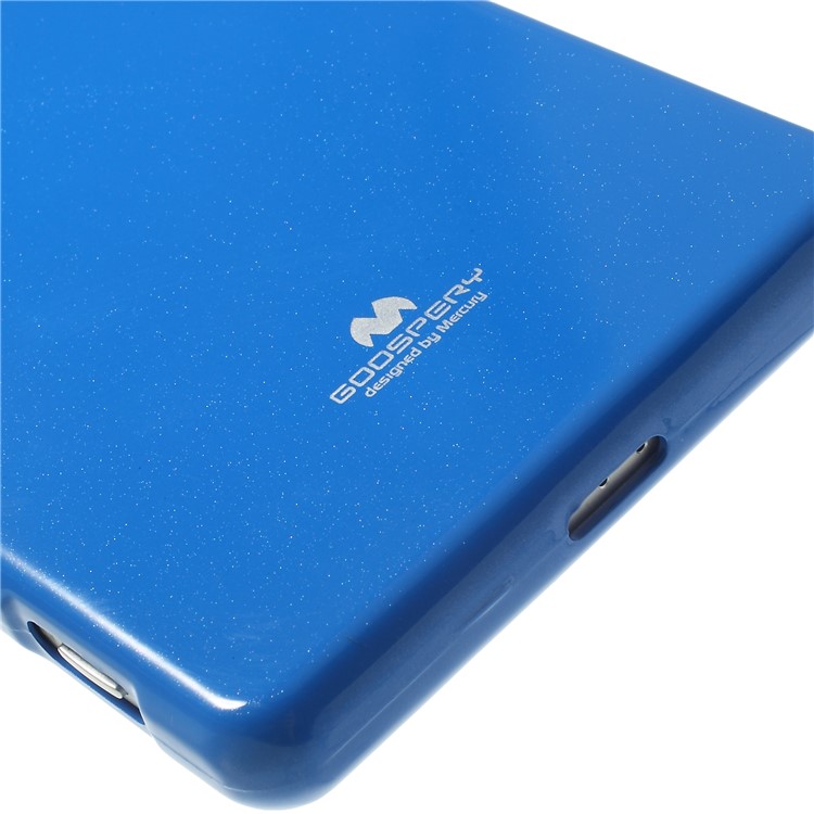 Dark Blue Mercury for Sony Xperia Z2 D6502 D6503 Shiny Pearl Powder TPU Gel Skin Cover-4